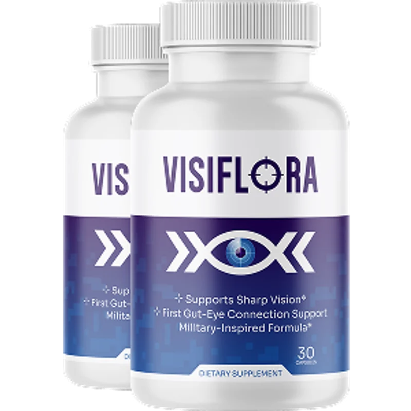 VisiFlora Longevity & Vitality Supplement Bottle (2 Bottle / 60 Day Pack)